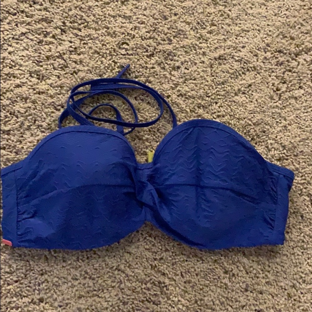 Cleo Blue Bikini Top